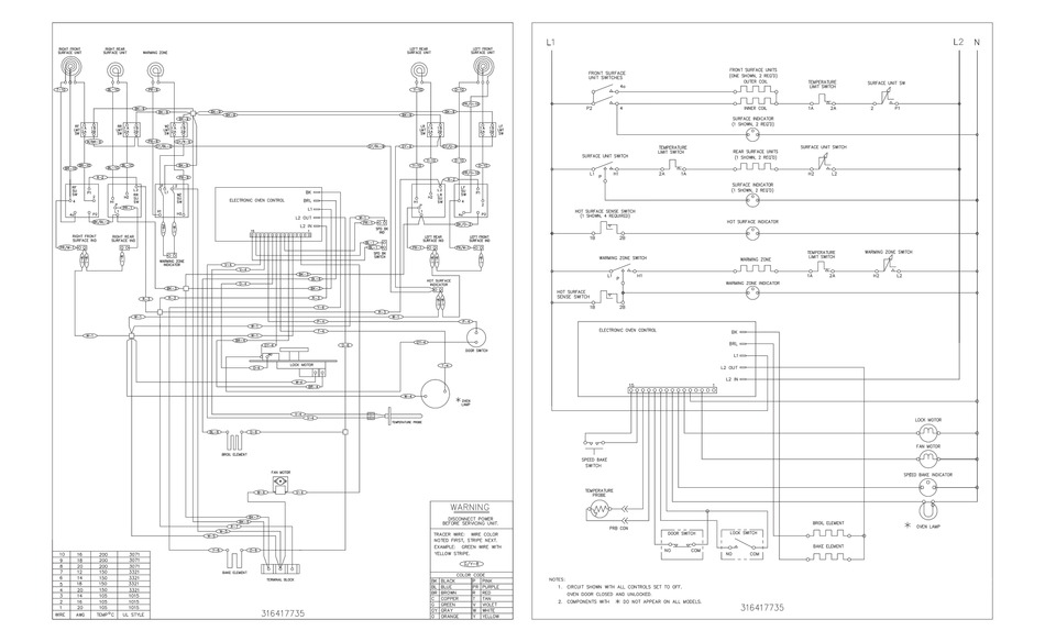 FRIGIDAIRE GLEF379DSB COOKTOP WIRING DIAGRAM ManualsLib
