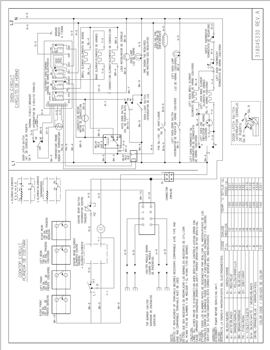 Frigidaire Plcf Ccf Cooktop Wiring Diagram Manualslib