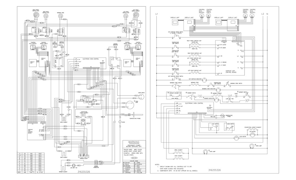 FRIGIDAIRE PLEF398CCE COOKTOP WIRING DIAGRAM | ManualsLib