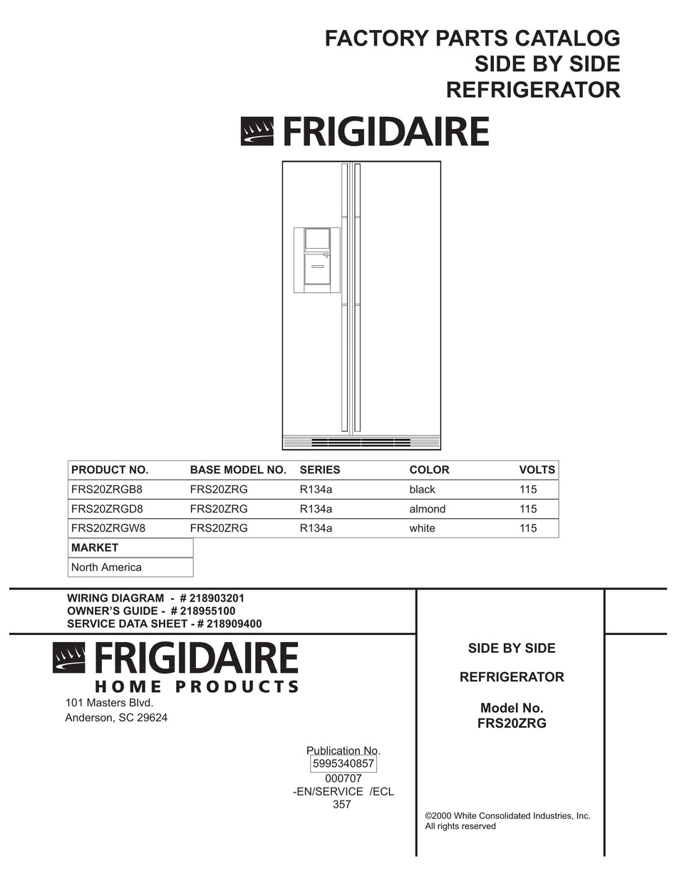 frigidaire r134a freezer