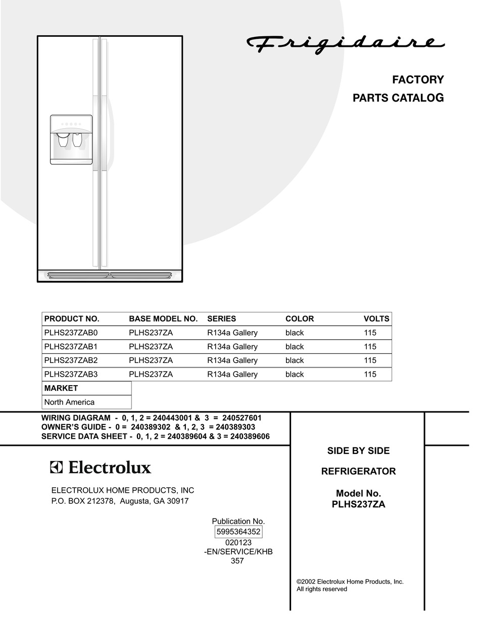 plrs267za parts