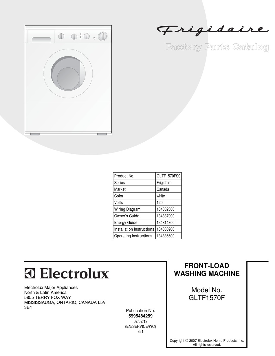 frigidaire gltf1570fs