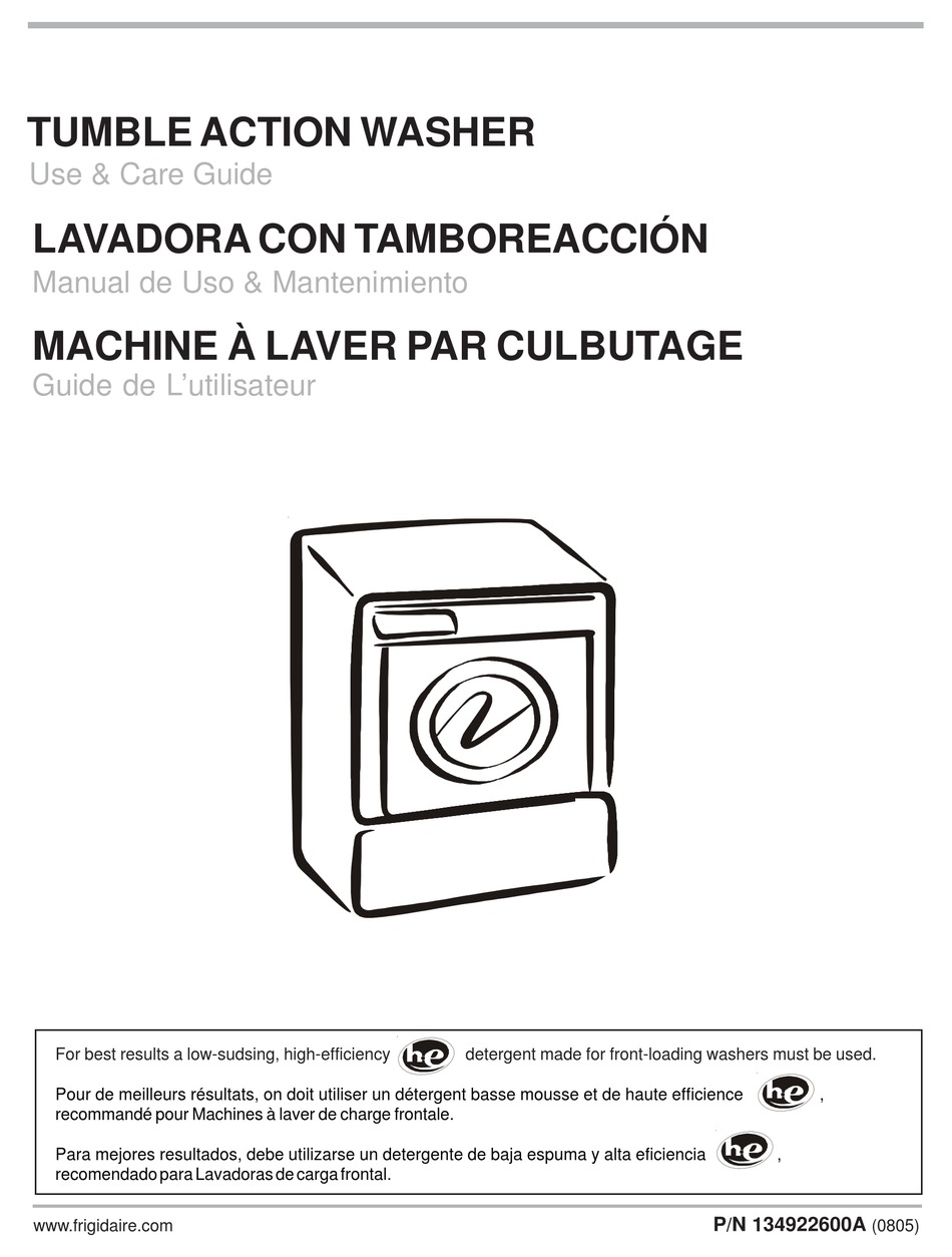 ltf2940fe1 frigidaire washer