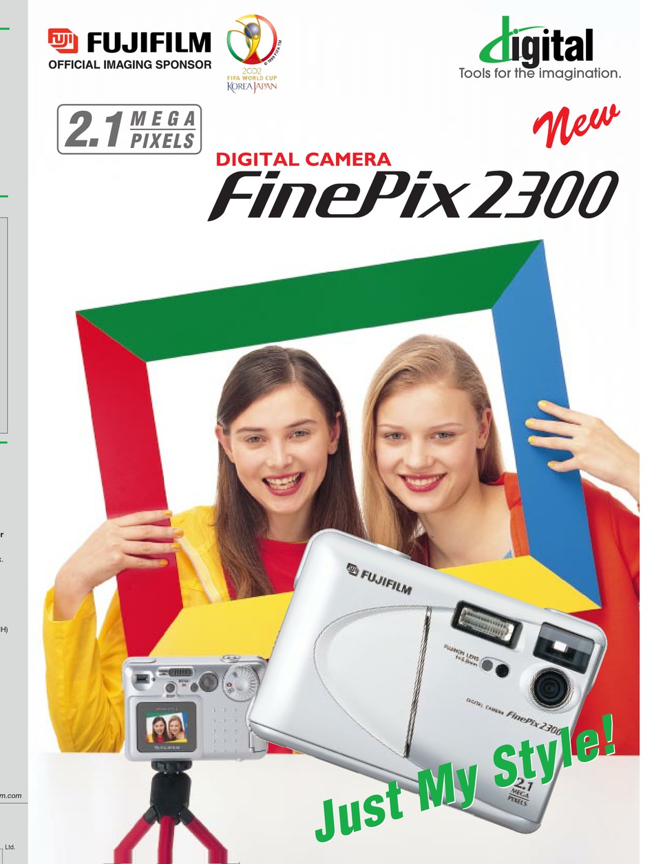 FUJIFILM FINEPIX 2300 DIGITAL CAMERA SPECIFICATIONS | ManualsLib