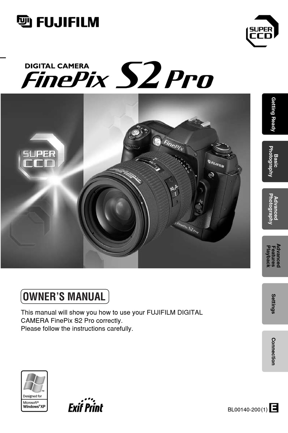 Fujifilm Finepix S2 Pro Owner S Manual Pdf Download Manualslib