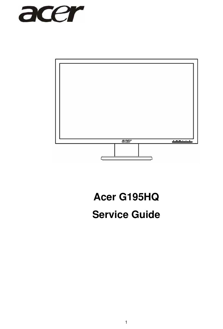 Acer g195hq(analog) driver download for windows 10 windows 7