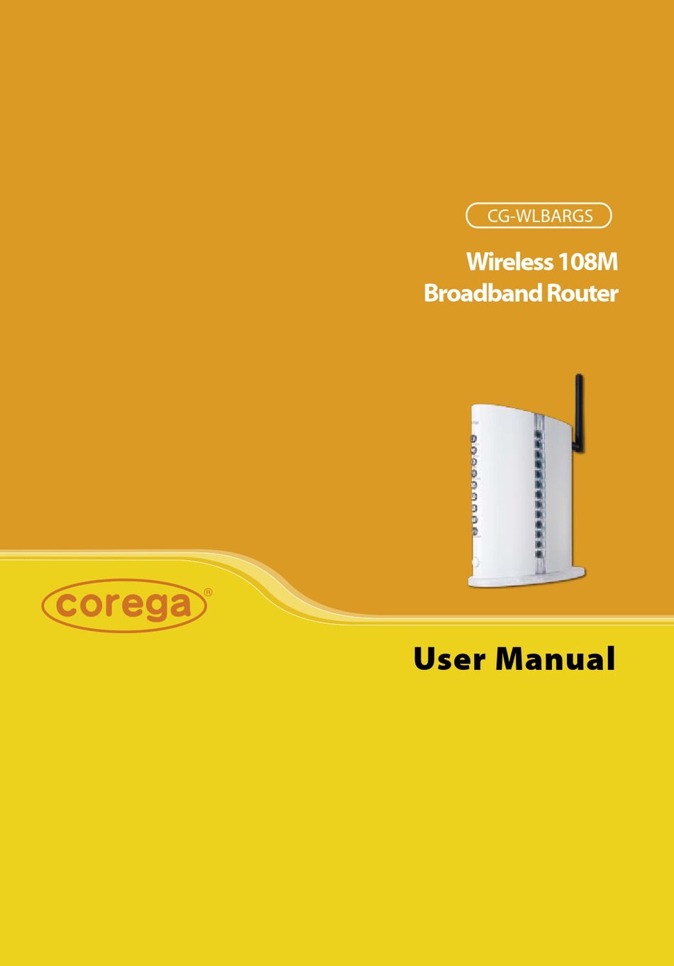 COREGA CG-WLBARGS WIRELESS ROUTER USER MANUAL | ManualsLib