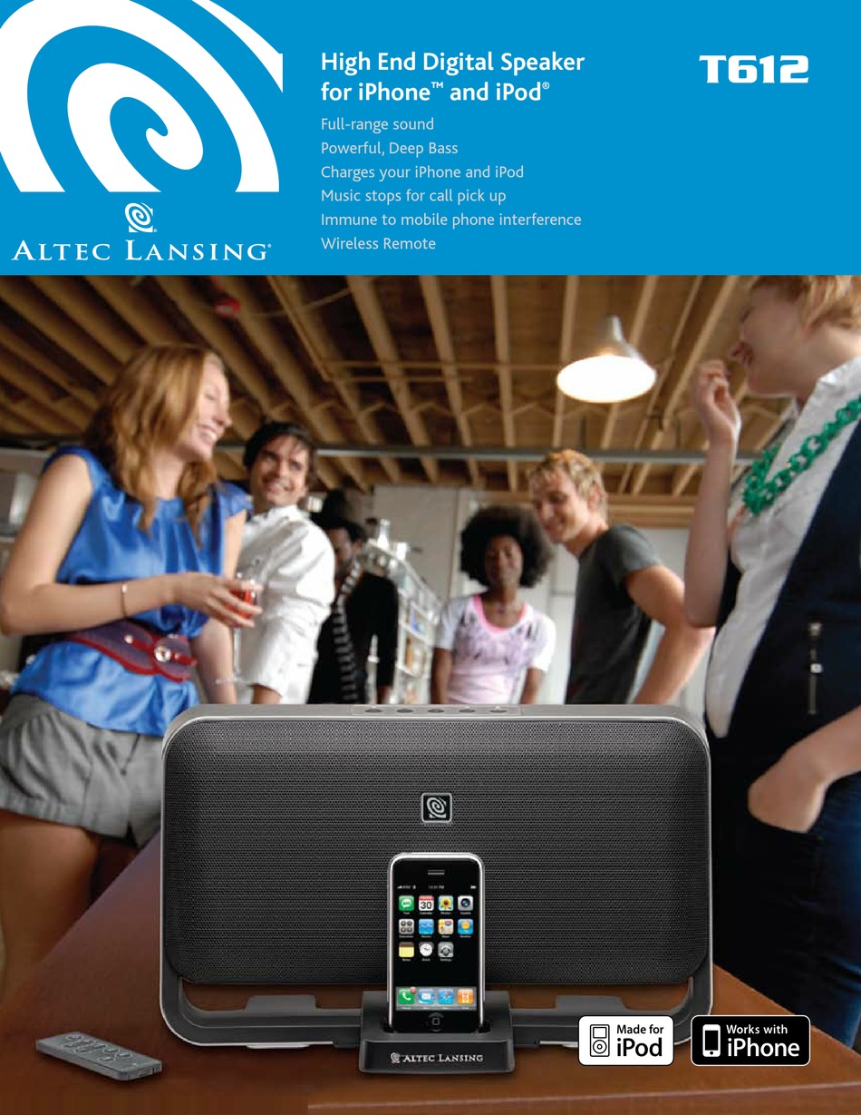 altec lansing t612