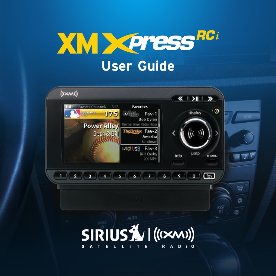 AUDIOVOX XM XPRESSRCI XDRC2 RADIO USER MANUAL ManualsLib
