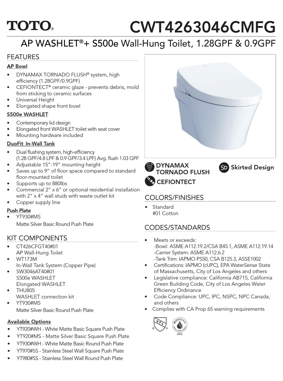 Toto Washlet Manual