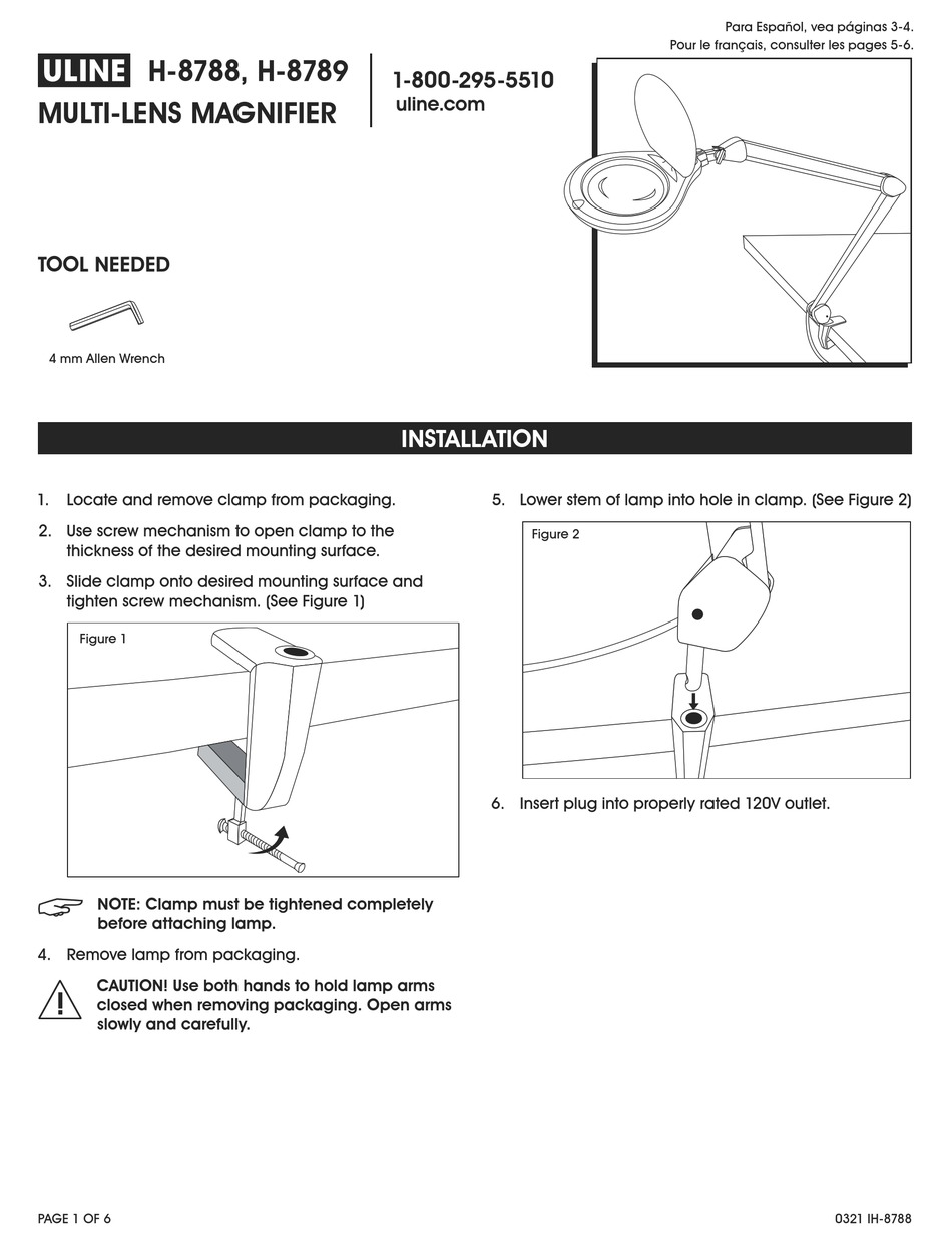 ULINE H8788 QUICK START MANUAL Pdf Download ManualsLib