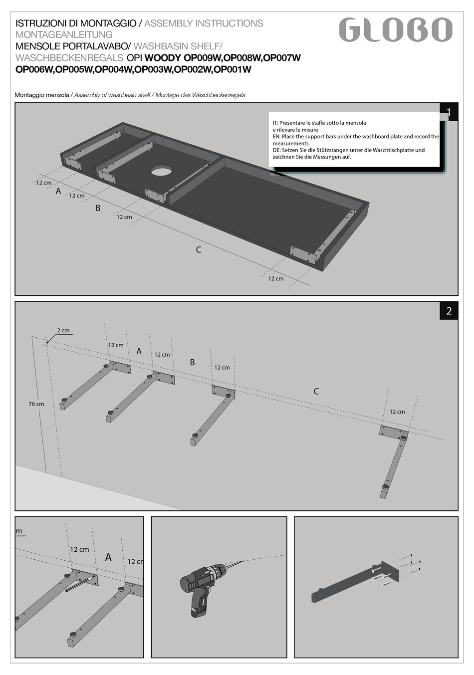 GLOBO OPI WOODY OP009W ASSEMBLY INSTRUCTIONS Pdf Download ManualsLib