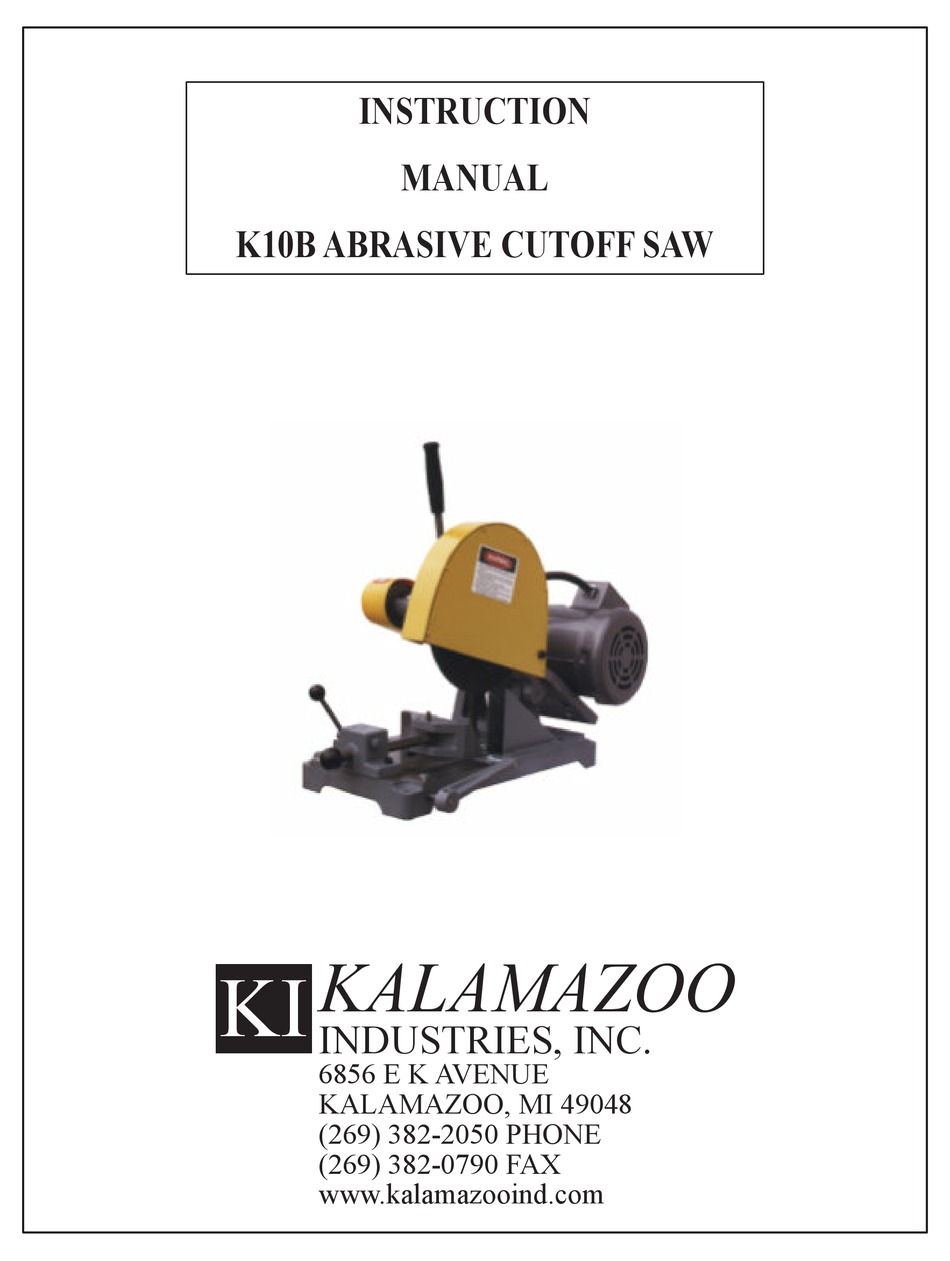 KALAMAZOO K10B INSTRUCTION MANUAL Pdf Download ManualsLib