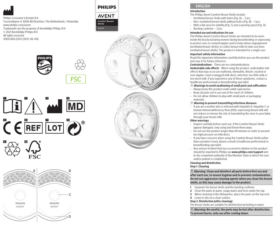 PHILIPS AVENT SCF157 MANUAL Pdf Download ManualsLib