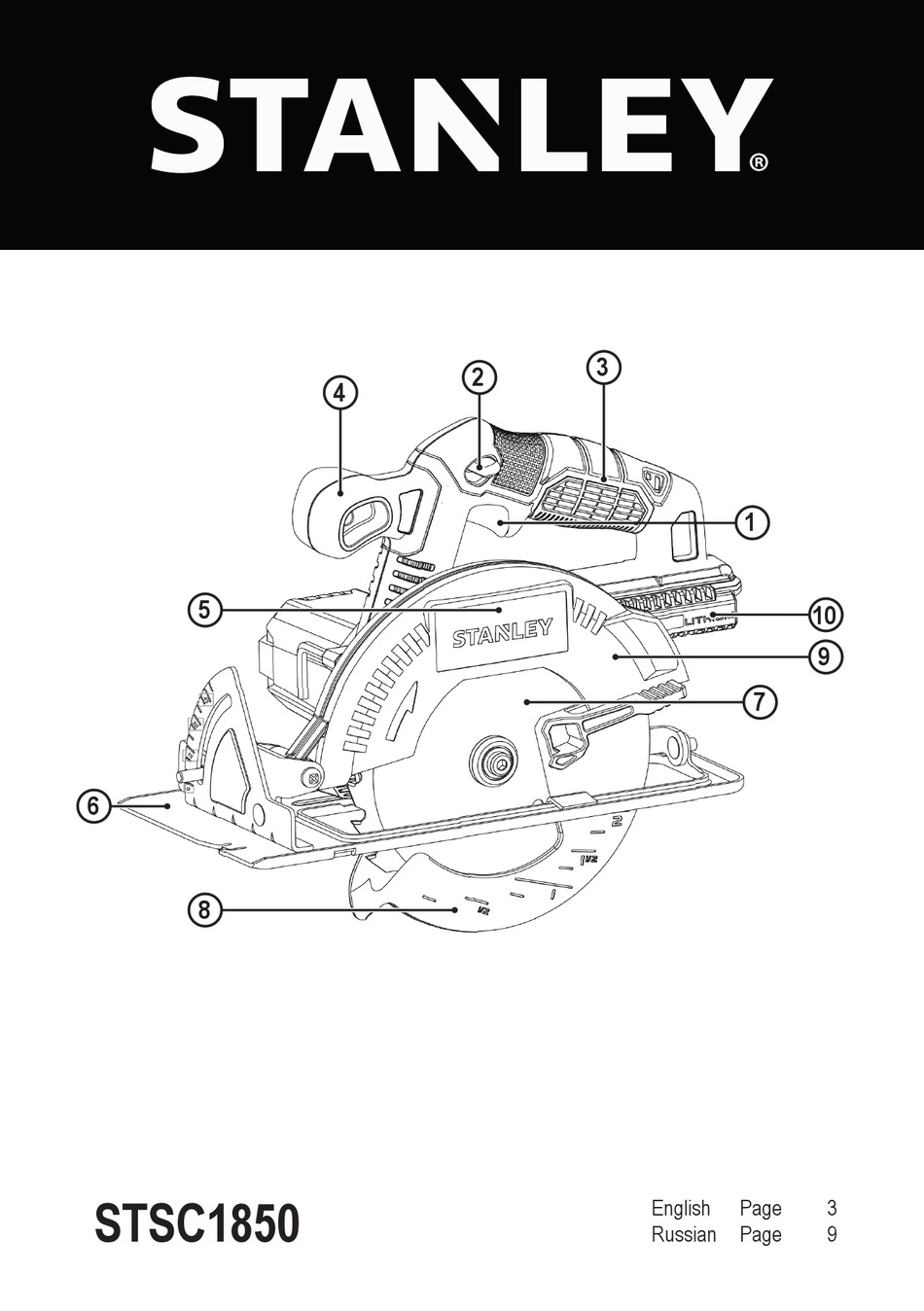 STANLEY STSC1850 ORIGINAL INSTRUCTIONS MANUAL Pdf Download ManualsLib