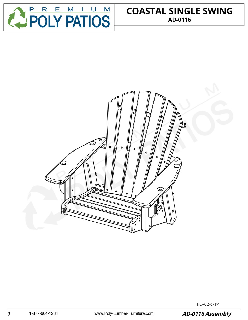 PREMIUM POLY PATIOS AD0116 MANUAL Pdf Download ManualsLib