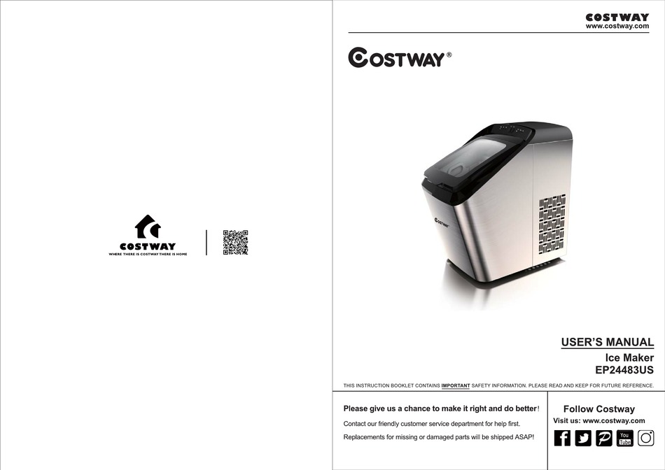 COSTWAY EP24483US USER MANUAL Pdf Download ManualsLib