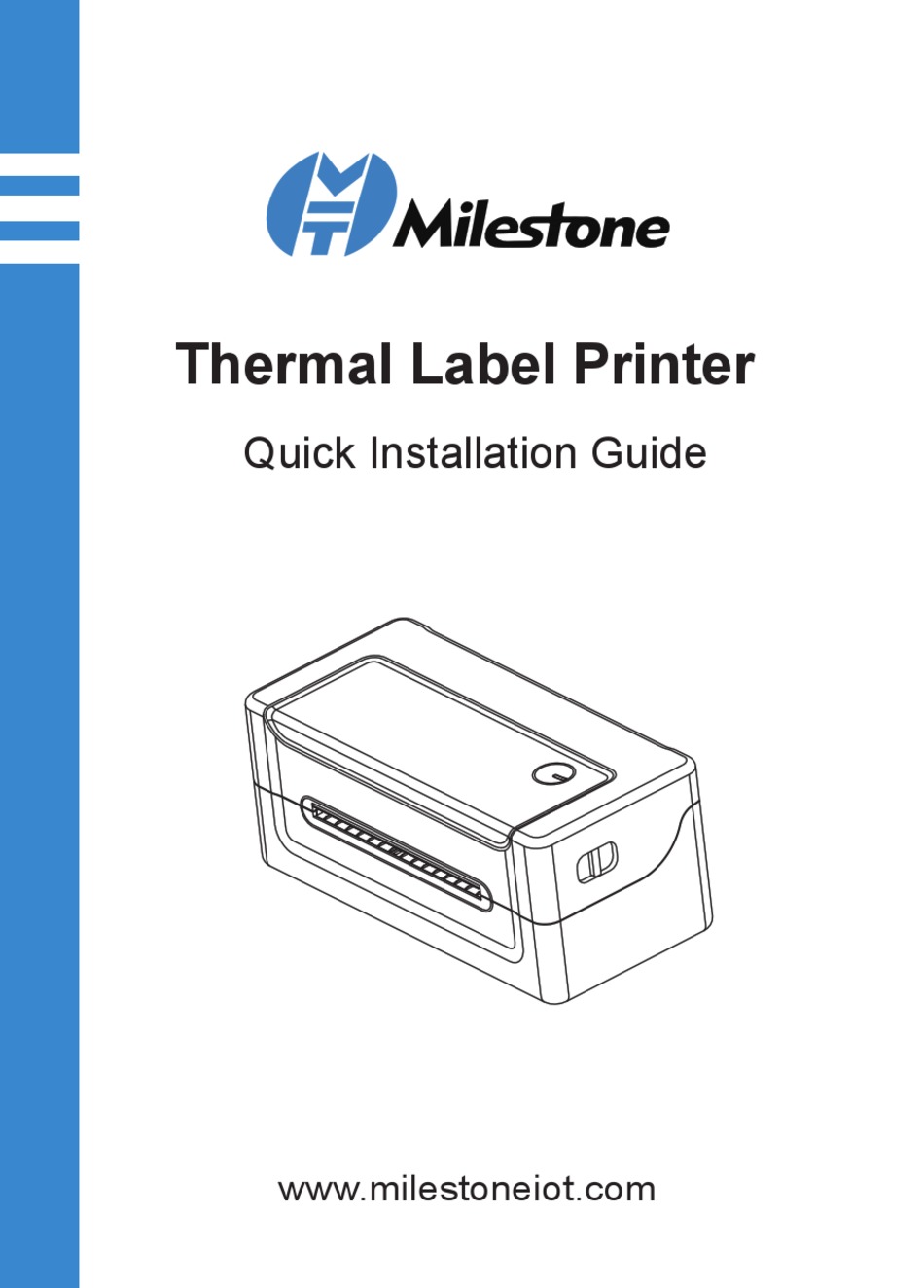 Milestone Mht L Quick Installation Manual Pdf Download Manualslib