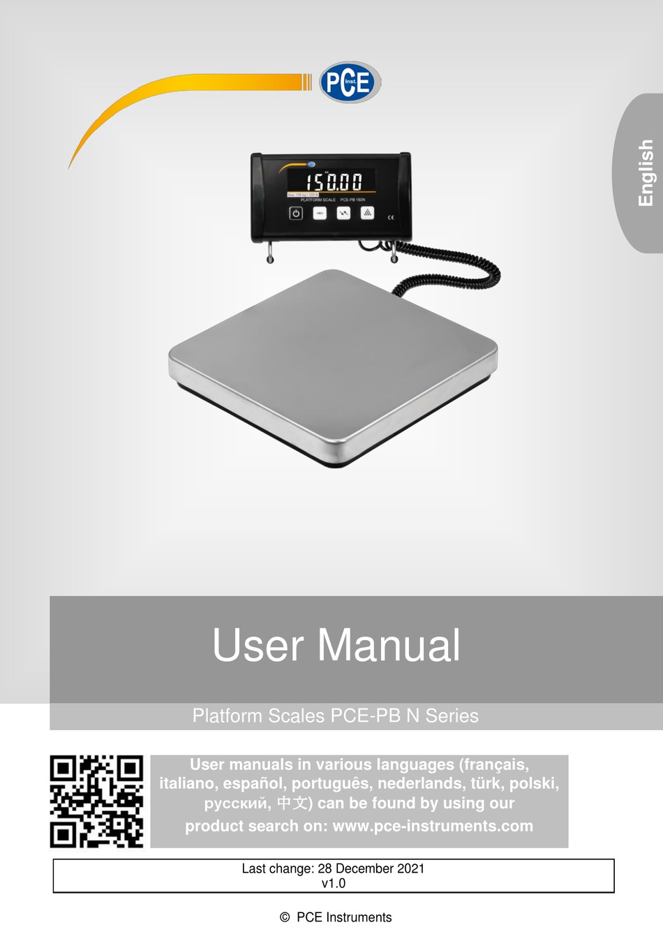 PCE INSTRUMENTS PCE-PB N SERIES USER MANUAL Pdf Download | ManualsLib