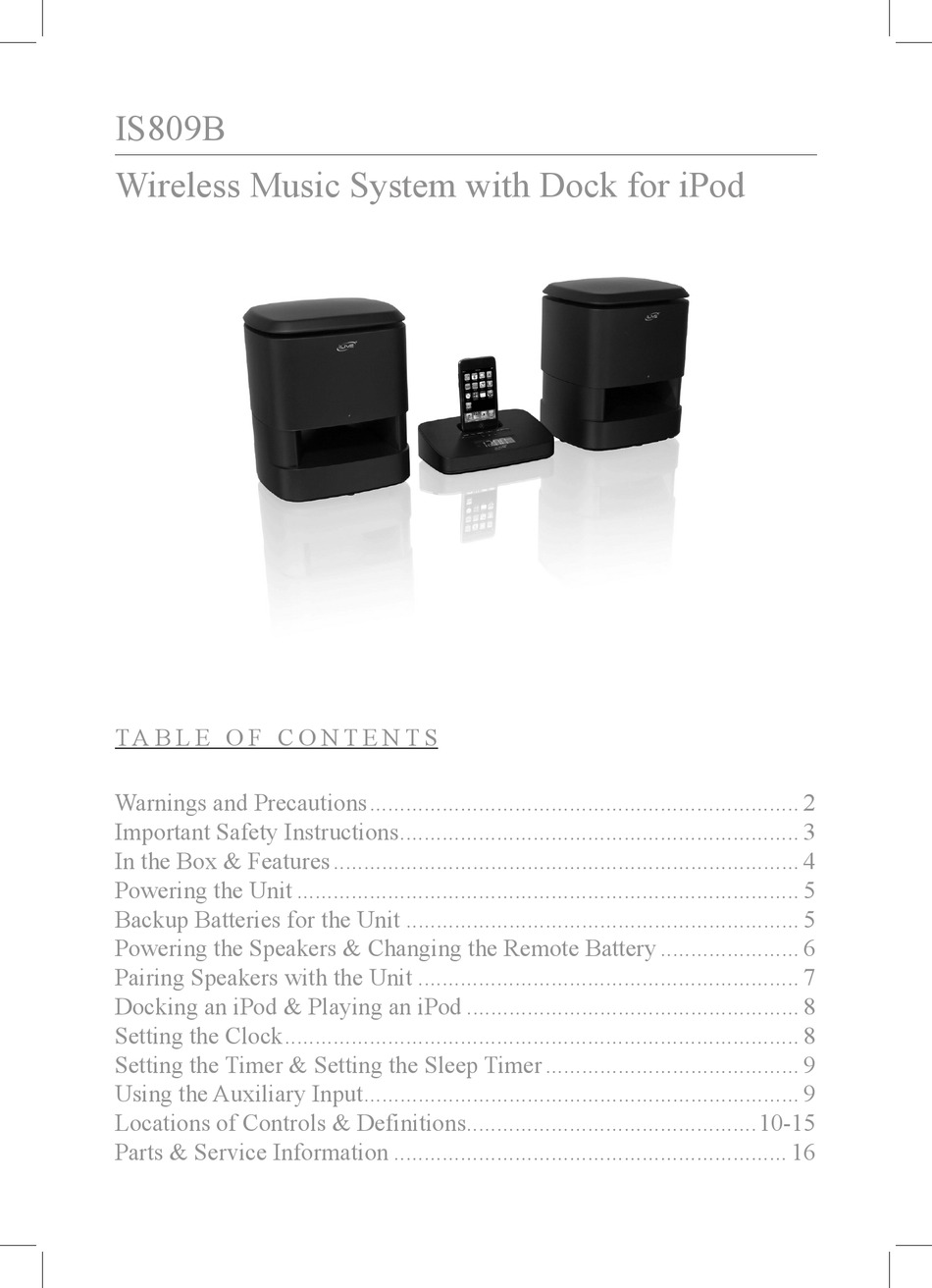 ILIVE IS809B MANUAL Pdf Download ManualsLib