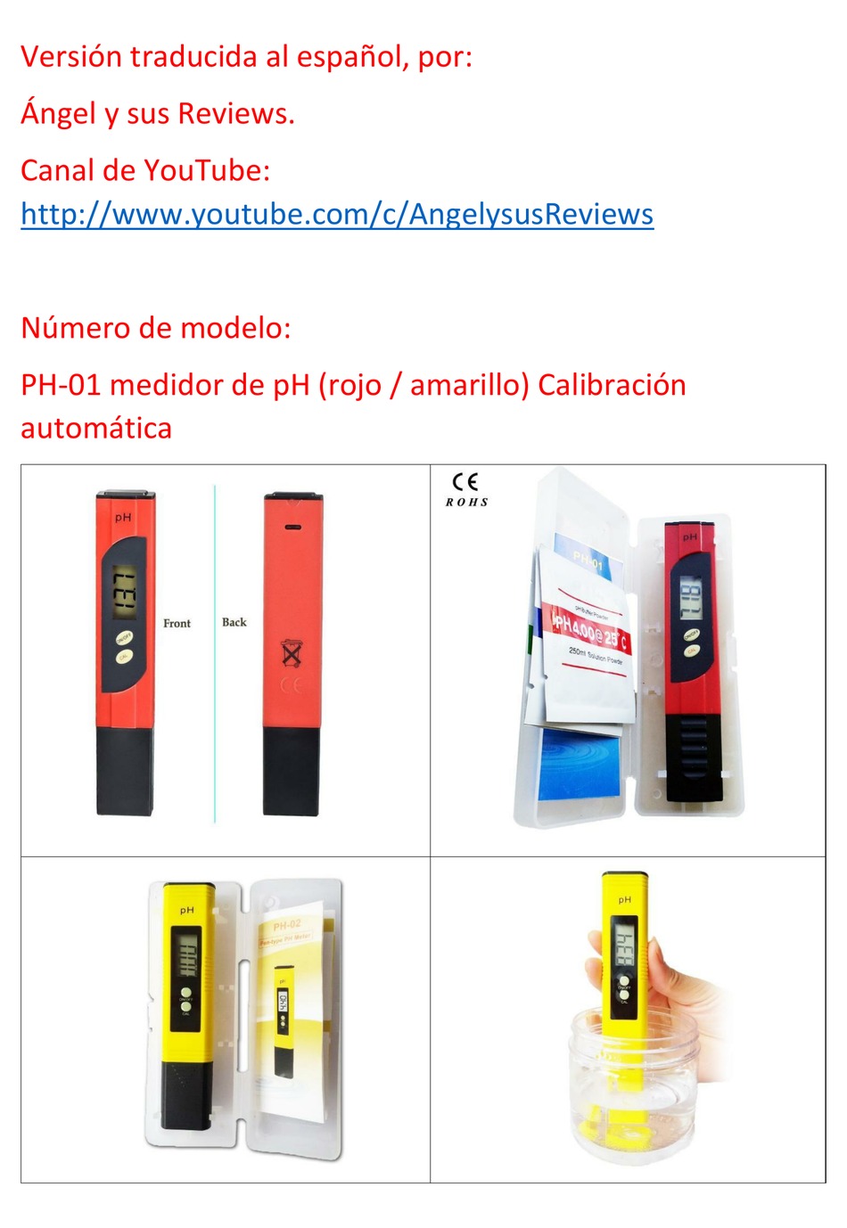 ALTRONICS PH01 QUICK START MANUAL Pdf Download ManualsLib