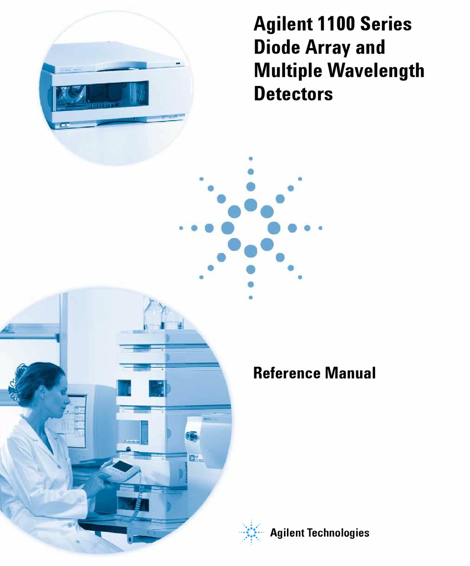 AGILENT TECHNOLOGIES 1100 SERIES REFERENCE MANUAL Pdf Download | ManualsLib