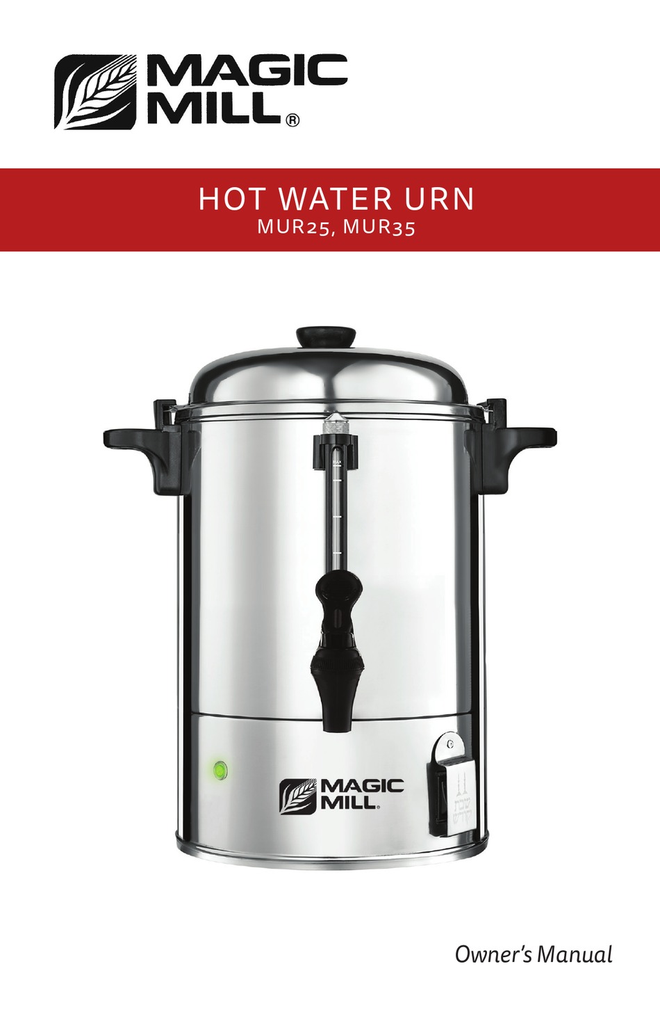 MAGIC MILL MUR25 OWNER'S MANUAL Pdf Download ManualsLib