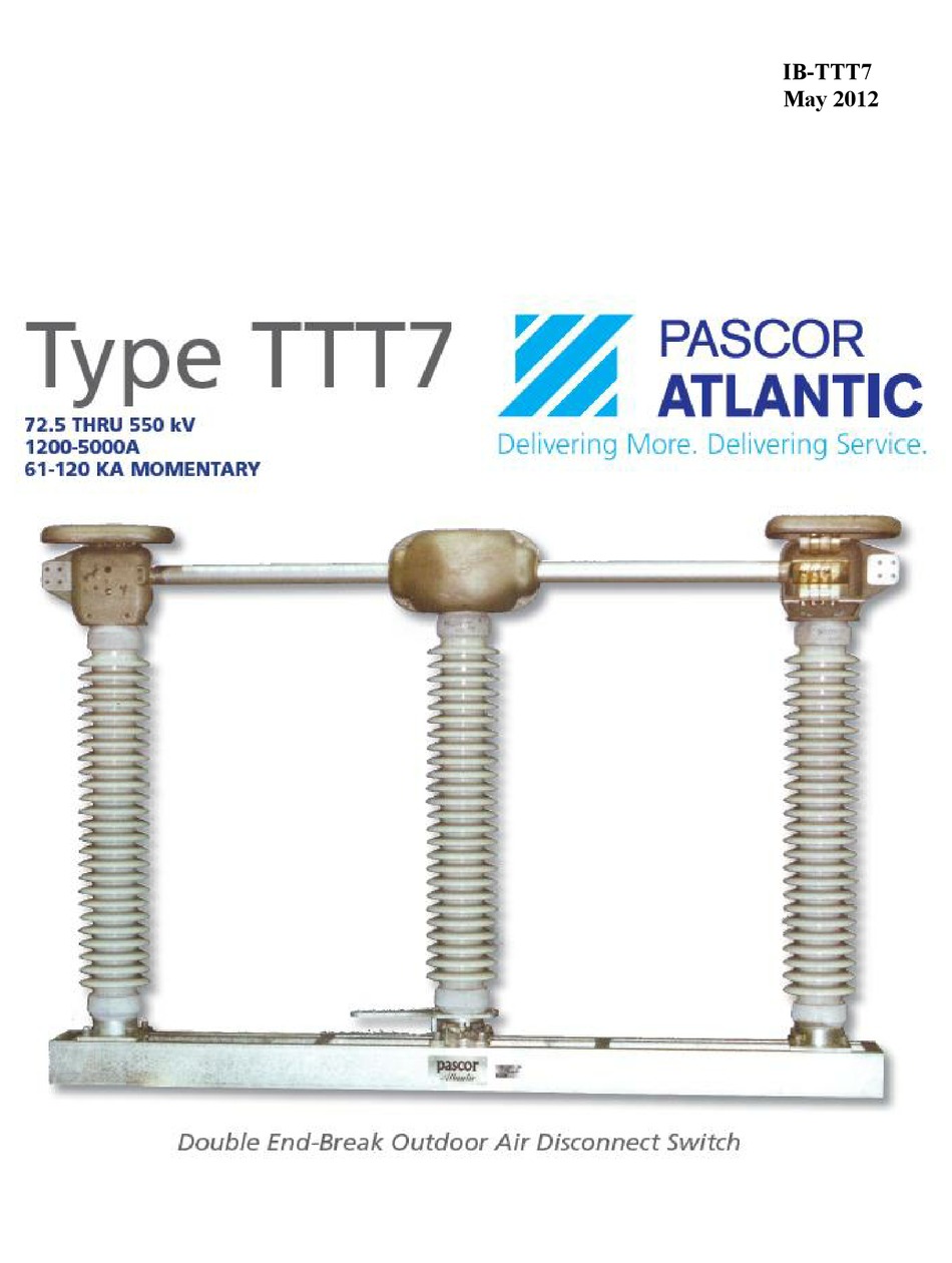 PASCOR ATLANTIC TTT7 MANUAL Pdf Download ManualsLib