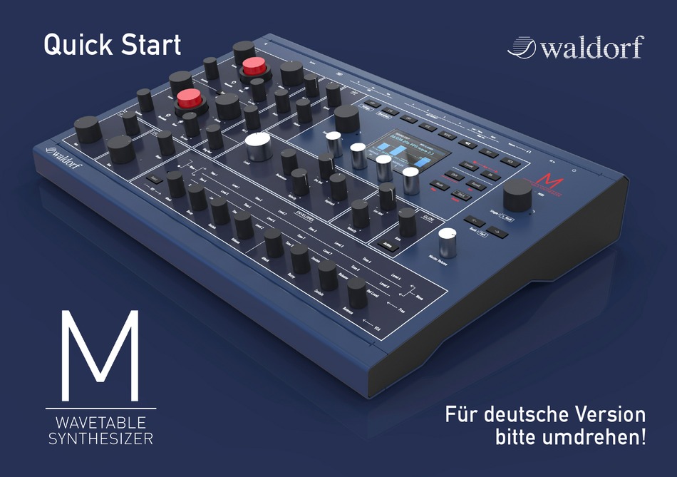 WALDORF M WAVETABLE SYNTHESIZER QUICK START MANUAL Pdf Download