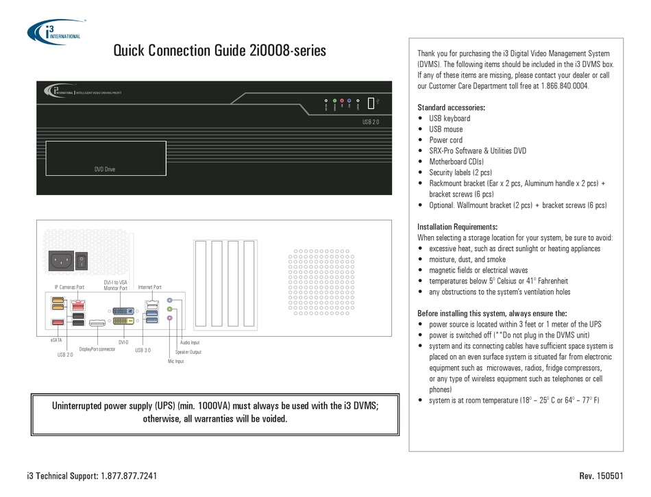 I3 INTERNATIONAL 2I0008 SERIES QUICK CONNECTION MANUAL Pdf Download