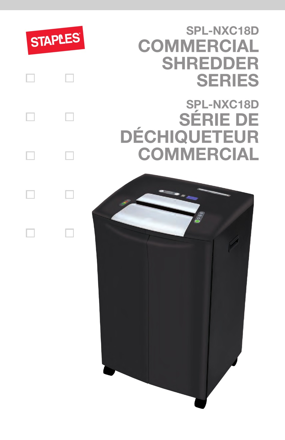STAPLES SPLNXC18D MANUAL Pdf Download ManualsLib