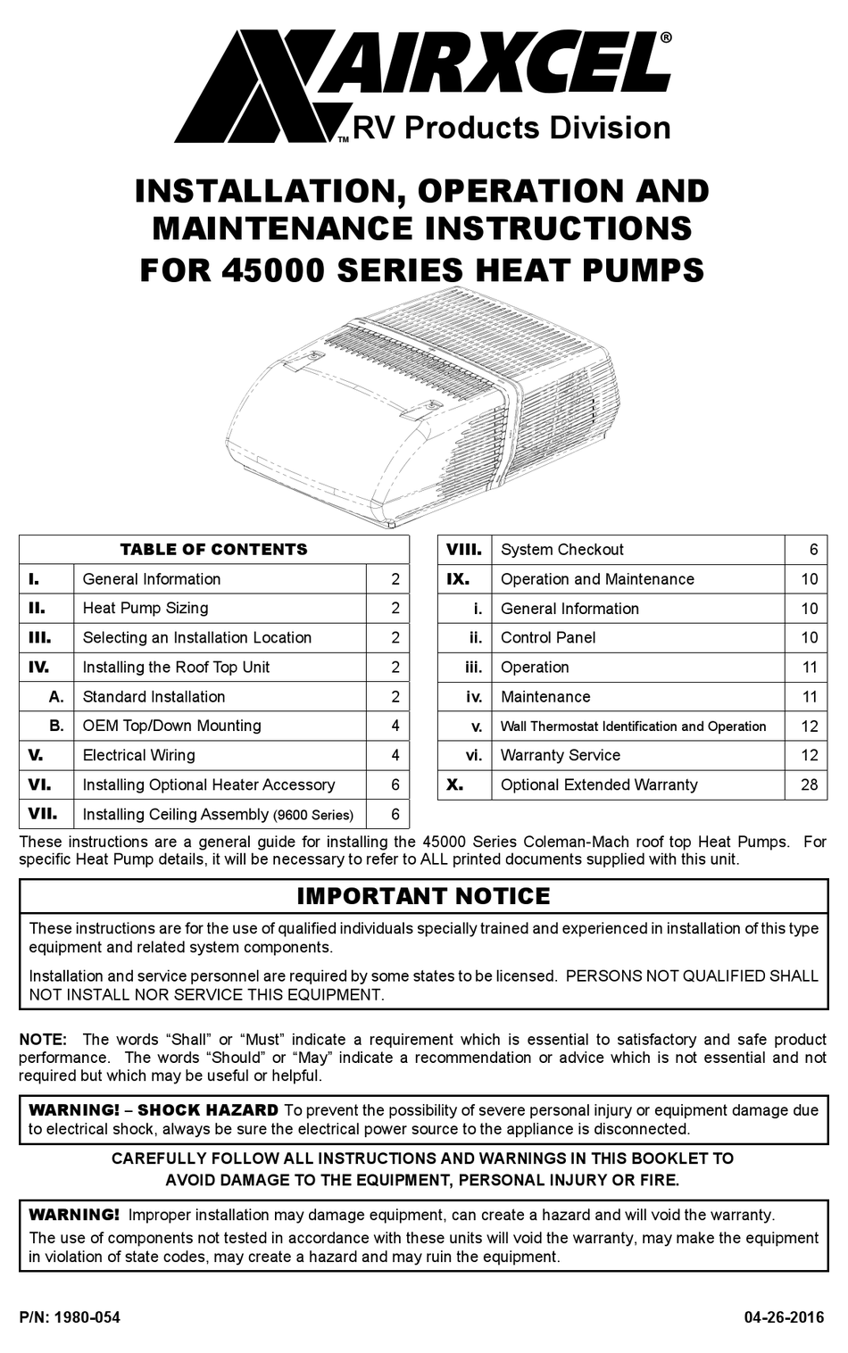 airxcel 47000 series