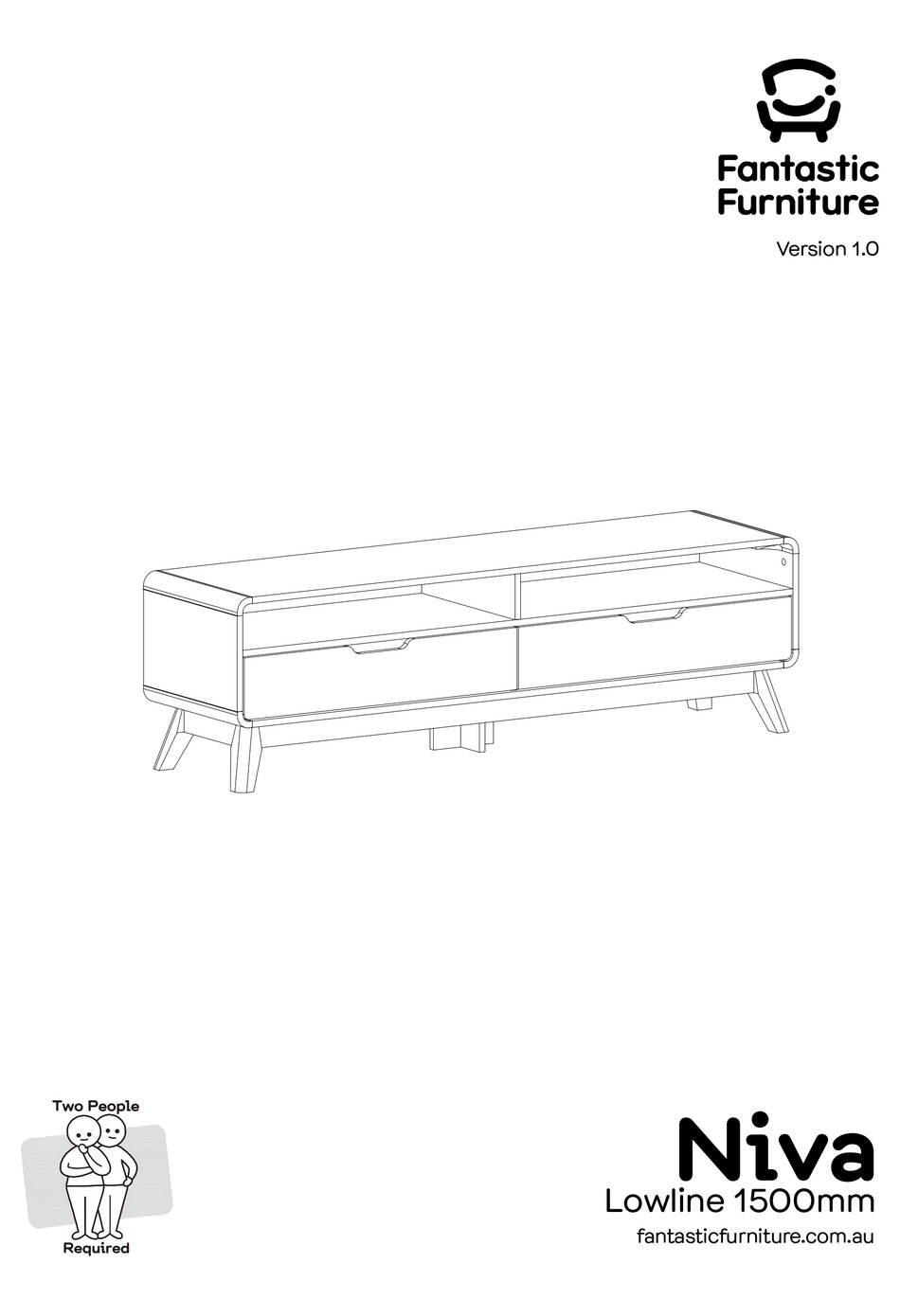 FANTASTIC FURNITURE NIVA LOWLINE 1500MM MANUAL Pdf Download ManualsLib