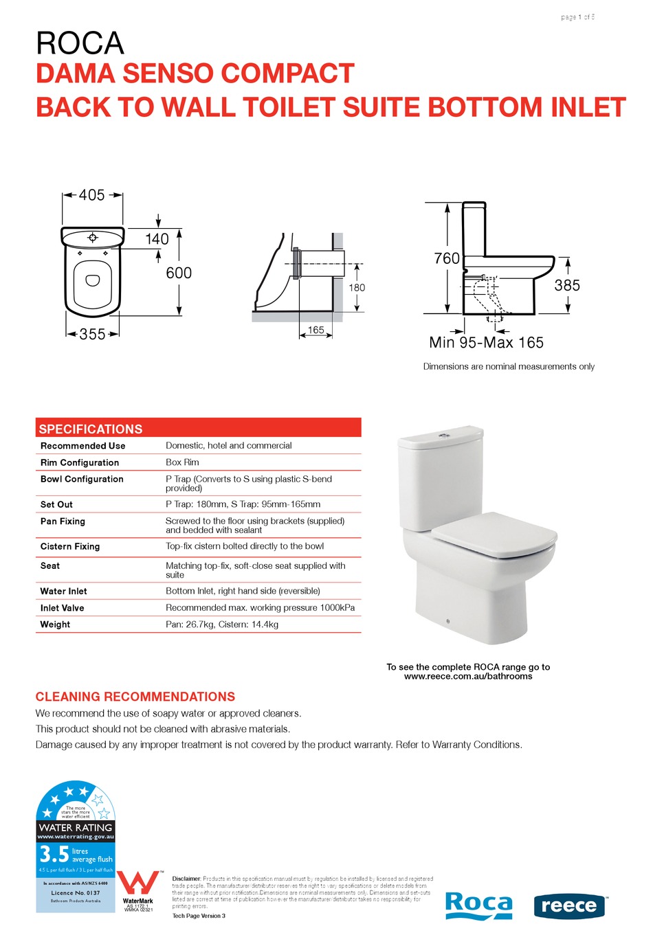 ROCA DAMA SENSO COMPACT MANUAL Pdf Download | ManualsLib