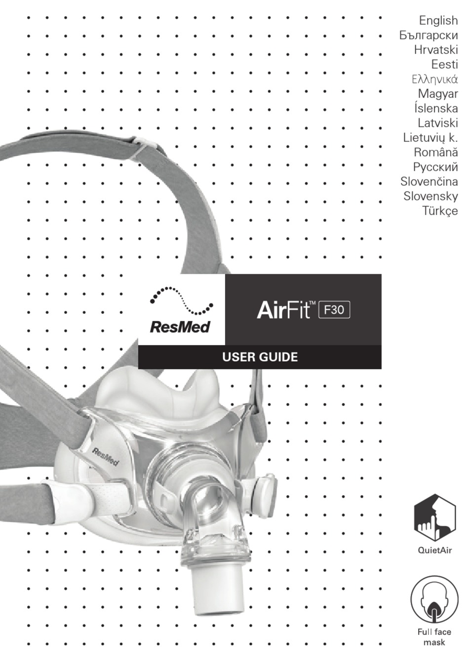 RESMED AIRFIT F30 USER MANUAL Pdf Download ManualsLib
