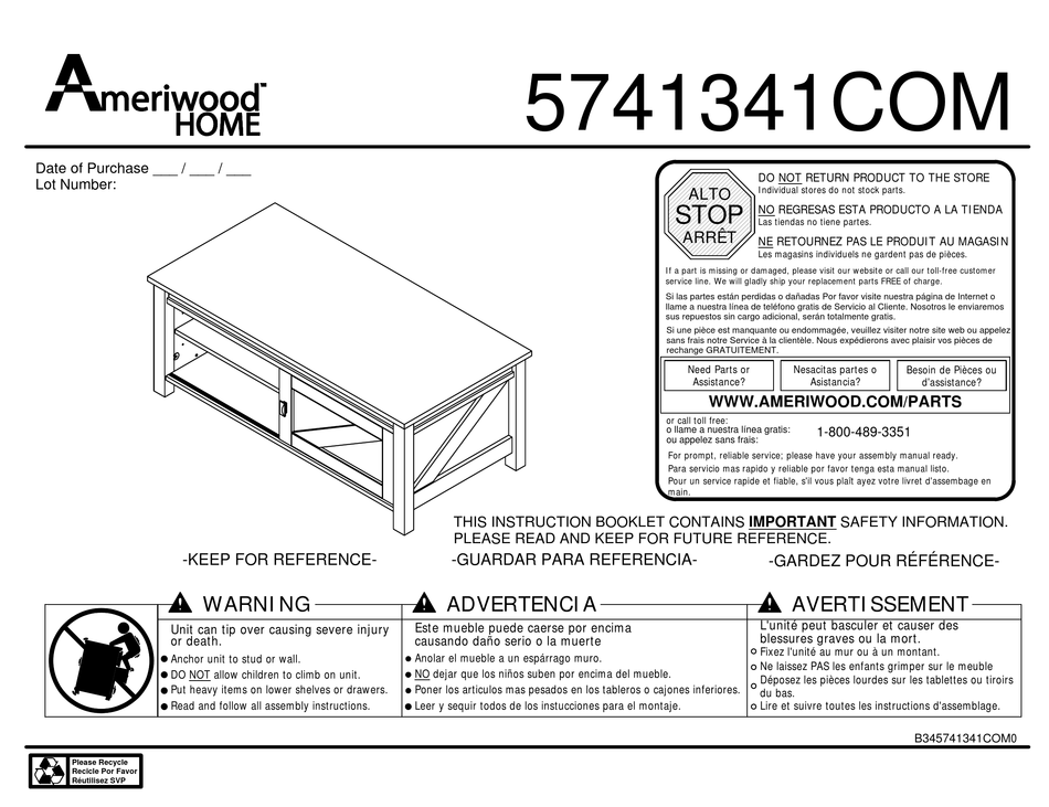 AMERIWOOD HOME MANUAL Pdf Download ManualsLib