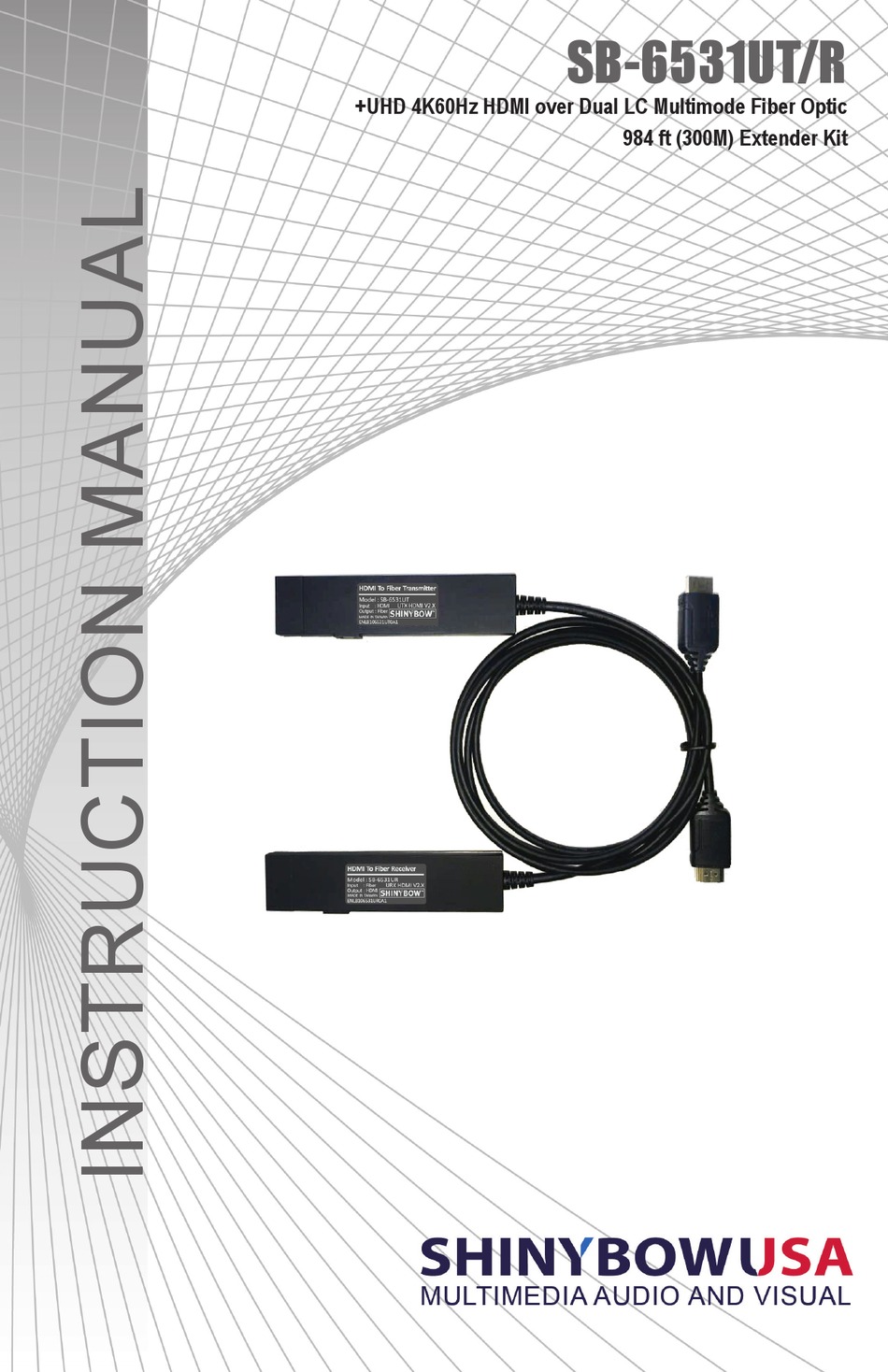 SHINYBOW USA SB-6531UT/R INSTRUCTION MANUAL Pdf Download | ManualsLib