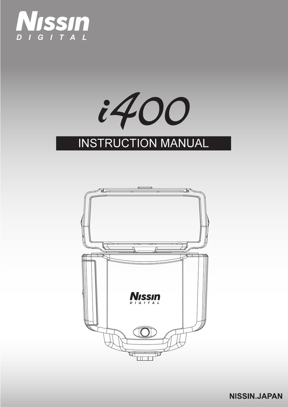 NISSIN DIGITAL I400 INSTRUCTION MANUAL Pdf Download ManualsLib