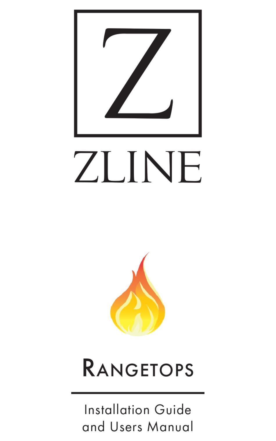 ZLINE RTBBR30 INSTALLATION MANUAL AND USER'S MANUAL Pdf Download