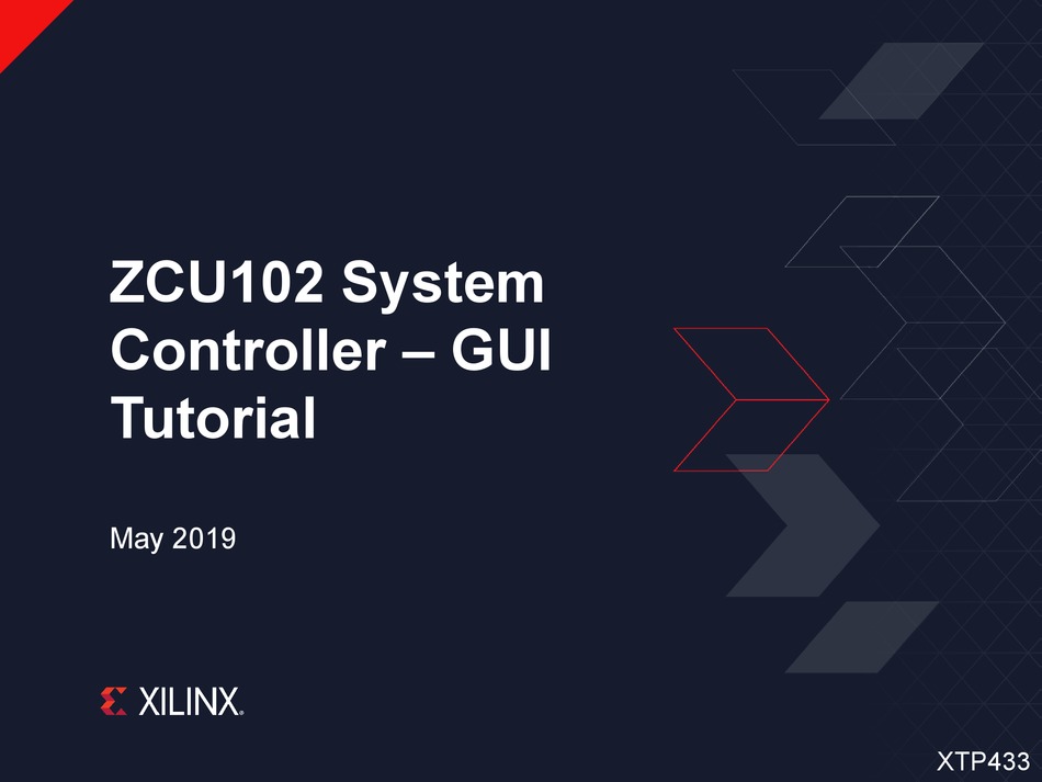 XILINX ZCU102 TUTORIAL Pdf Download ManualsLib