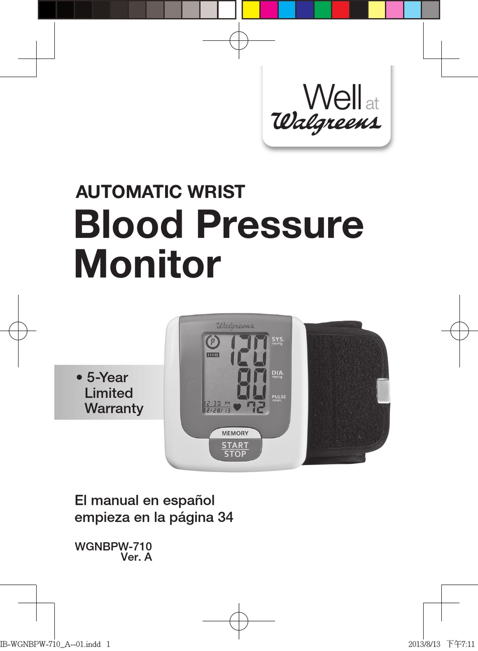 WGNBPW-200  Walgreens Blood Pressure Monitors