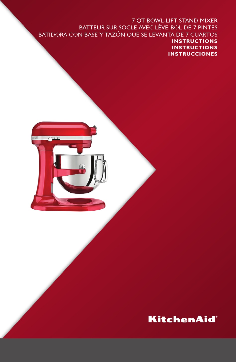 KITCHENAID KSM7586PFP INSTRUCTIONS MANUAL Pdf Download ManualsLib