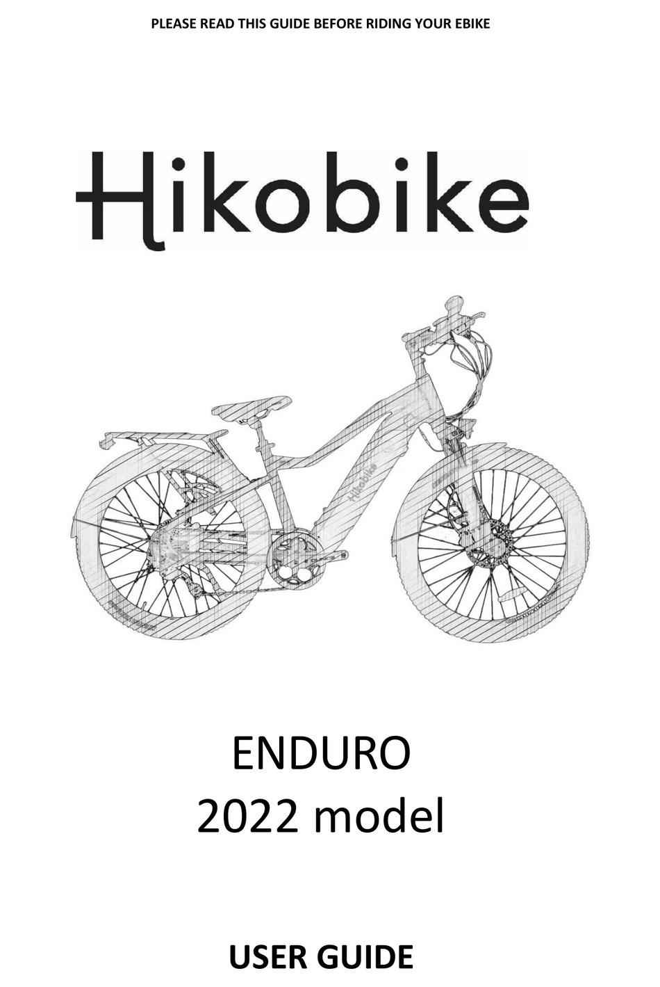 HIKOBIKE ENDURO 2022 USER MANUAL Pdf Download ManualsLib