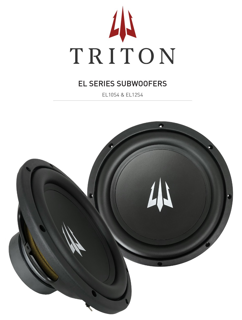 TRITON AUDIO EL SERIES MANUAL Pdf Download ManualsLib