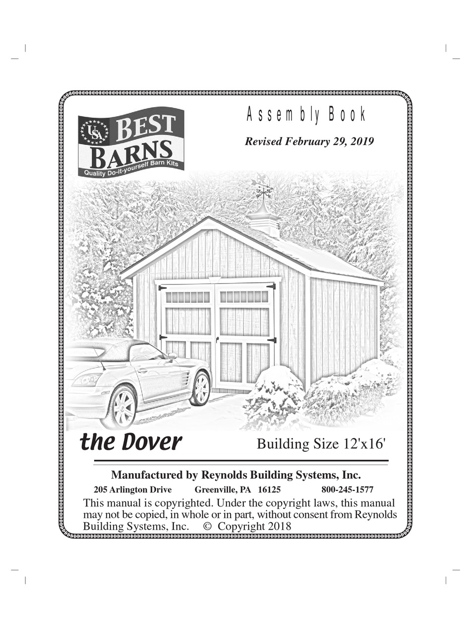 BEST BARNS DOVER ASSEMBLY BOOK Pdf Download ManualsLib