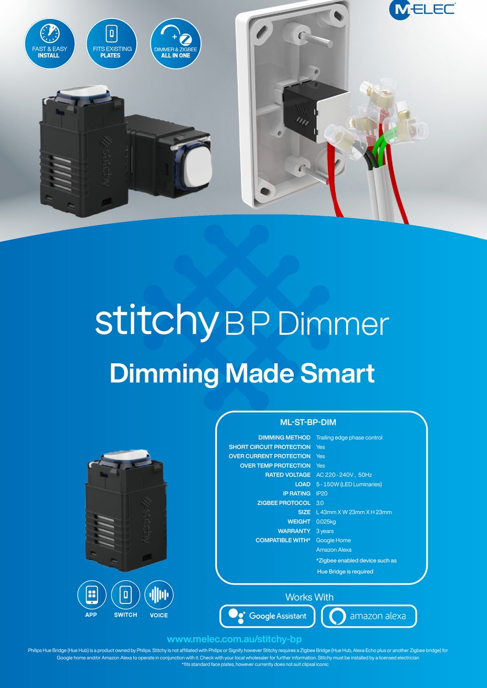 MELEC ML-ST-BP-DIM QUICK START MANUAL Pdf Download | ManualsLib