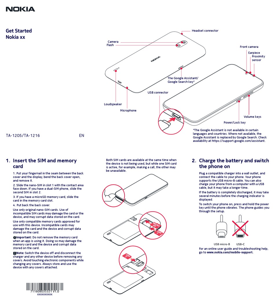 Nokia Xx Get Started Pdf Download Manualslib