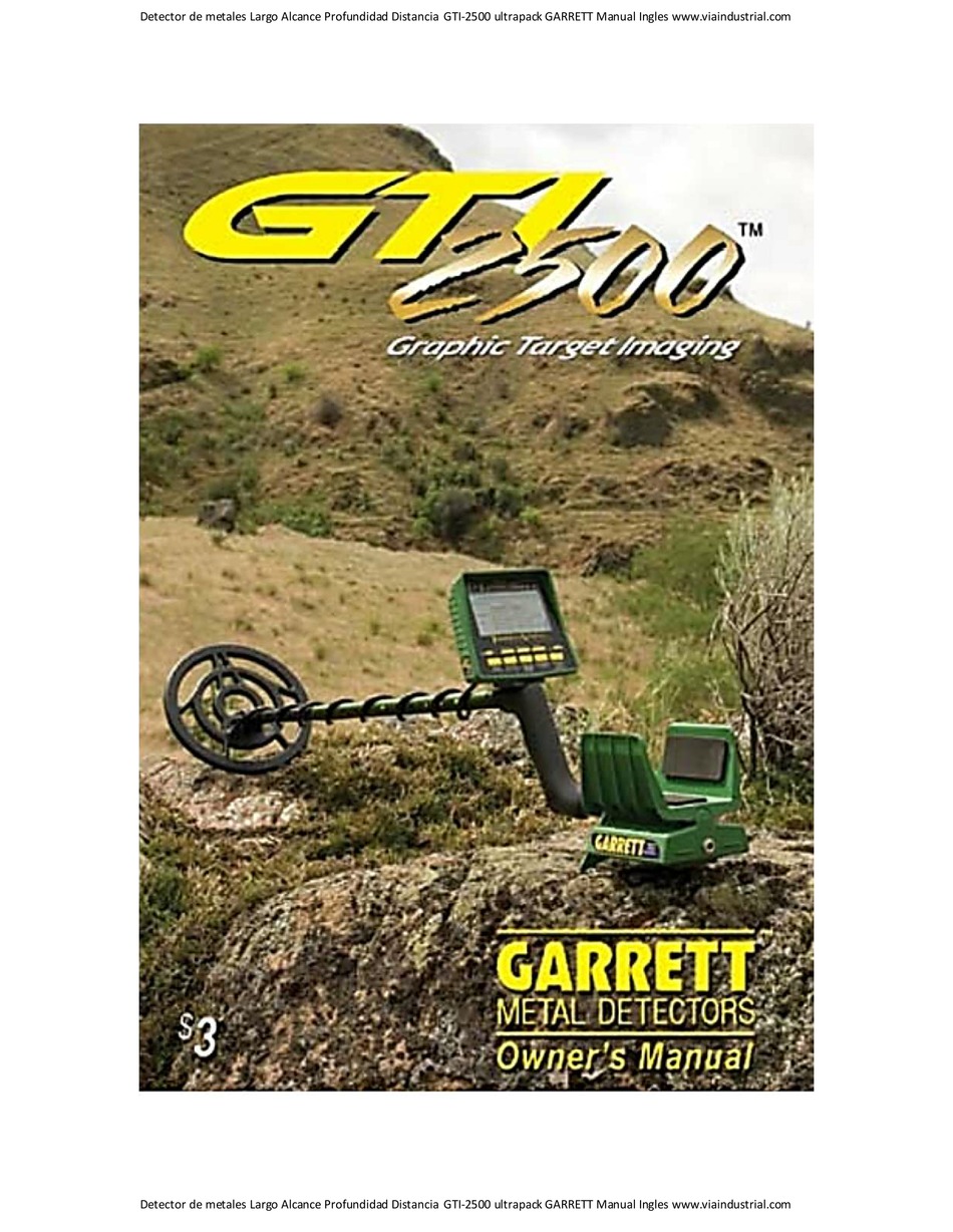 GARRETT GTI-2500 OWNER'S MANUAL Pdf Download | ManualsLib