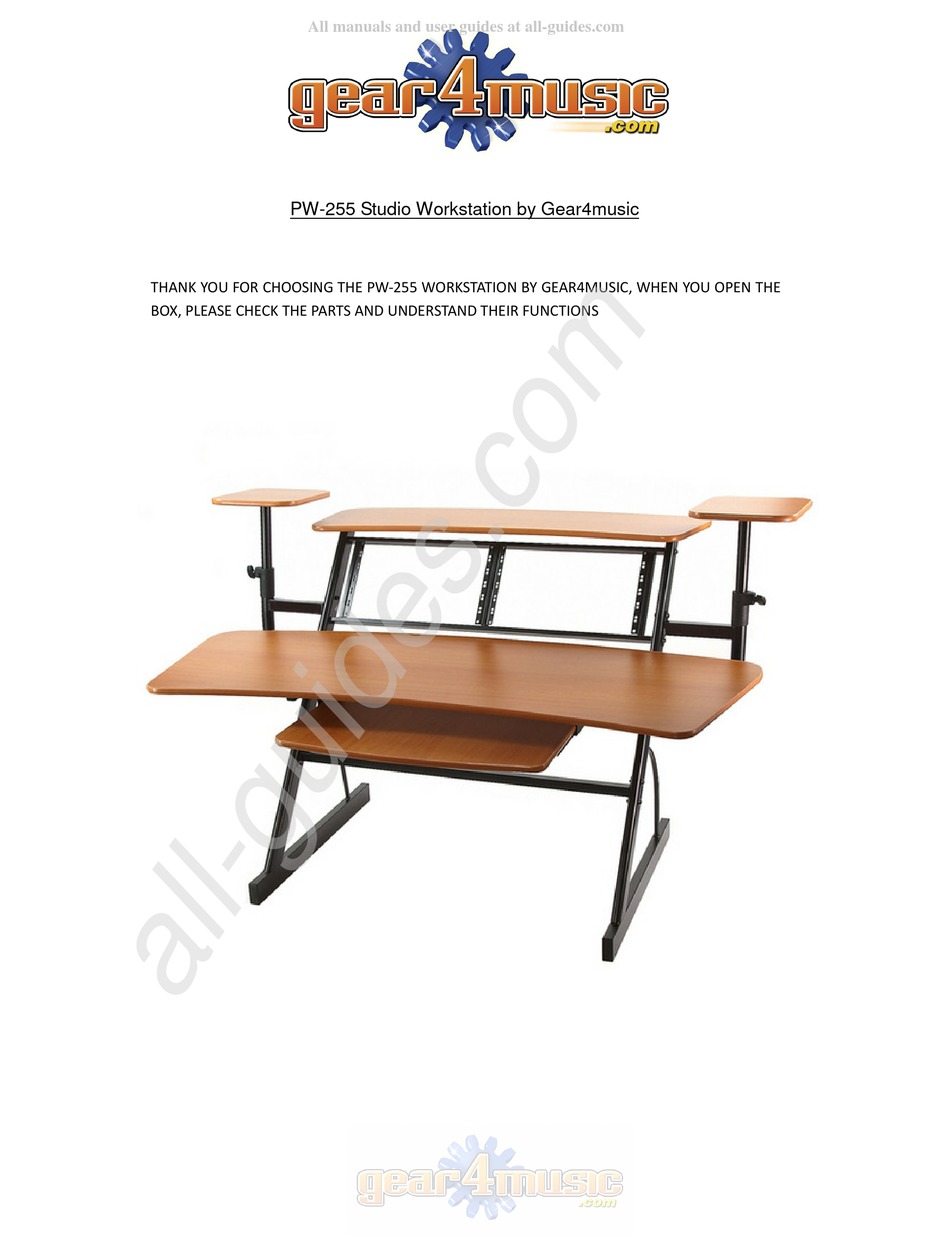 GEAR4MUSIC PW255 MANUAL Pdf Download ManualsLib
