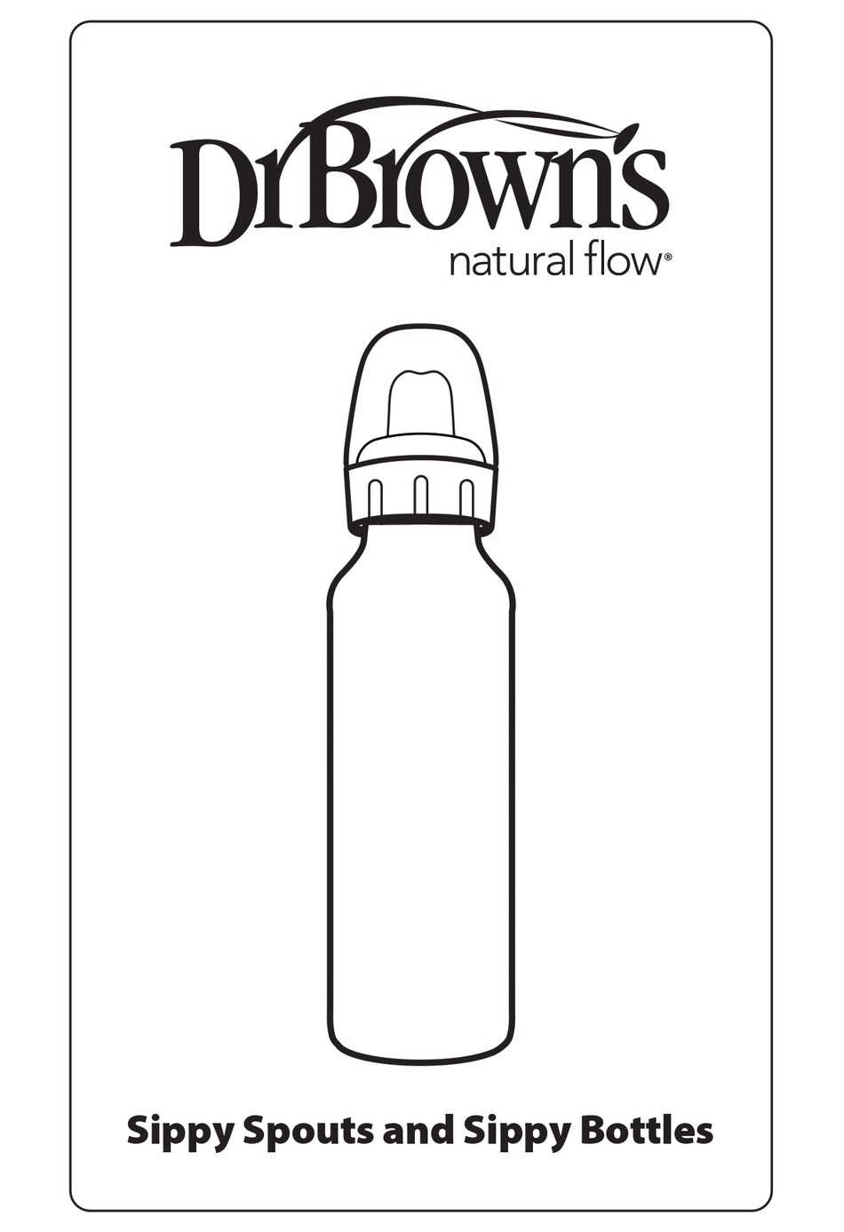 DRBROWNS NATURAL FLOW SIPPY SPOUT QUICK START MANUAL Pdf Download